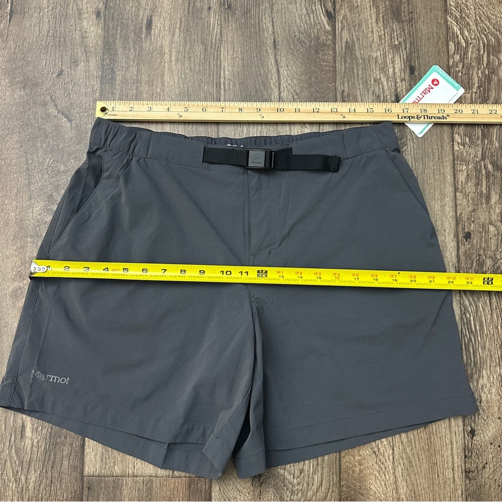 Marmot Short Outdoor Hiking Nylon Shorts Women’s XL(12) Dark Steel - Picture 8 of 11